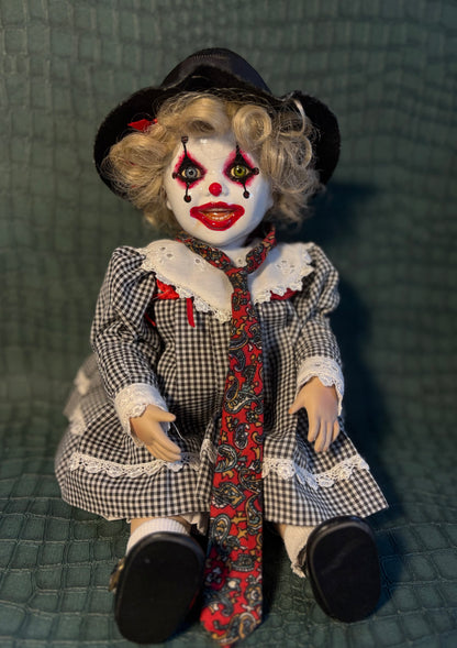 Sitting doll clown