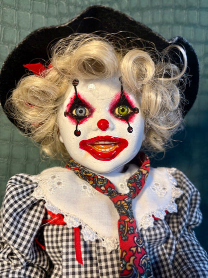 Sitting doll clown